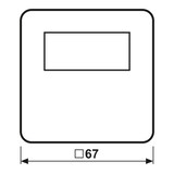thumbnail of Jung Raumthermostat BT CD 1791 SW BTCD1791SW