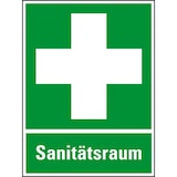 thumbnail of Schild I Rettungs-Kombischild Erste Hilfe, Sanitätsraum, Kunststoff, 300x400mm, ASR A1.3, DIN EN ISO 7010 E003
