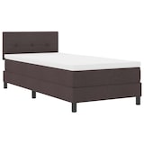 thumbnail of vidaXL Boxspringbett mit Kopfteil Dunkelbraun 80 x 200 cm Stoff