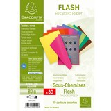 thumbnail of Exacompta - Réf. 150100E - Carton de 300 sous-chemises FLASH 80 g/m2- dim 22 x 31 cm pour A4 - 10 couleurs assorties