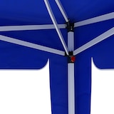 thumbnail of Gazebo Pieghevole Impermeabile 3 x 3 M Da Giardino Con 4 Sacche Pesi Sacca Trasporto Chiusura Fisarmonica Struttura Acciaio Copertura 160 gr/m² Blu