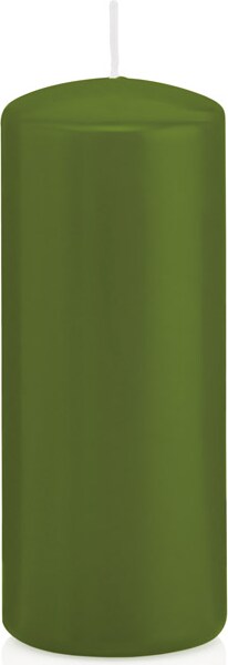 Stumpenkerzen Olive Ø 48 x 120 mm, 24 Stück