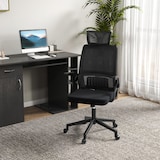 thumbnail of Vinsetto silla de oficina de malla silla de escritorio giratorio altura y reposacabezas ajustable con reposabrazos carga 120 kg 58x61x102-119 cm