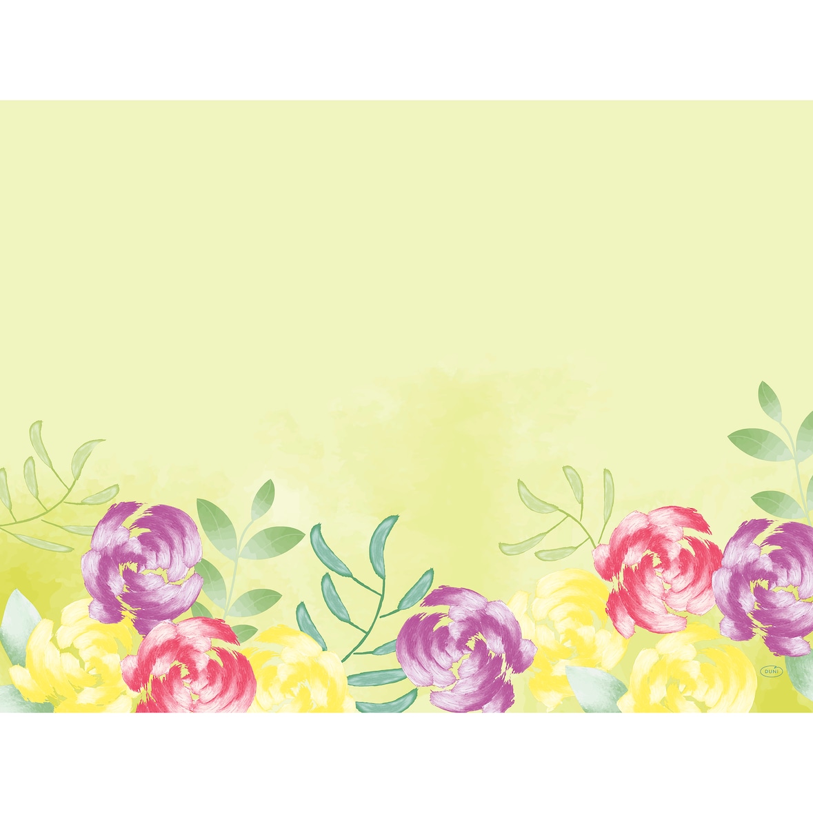 Duni Papier-Tischset 30 x 40 cm Soft Tropics, 1000 Stk/Krt (4 x 250 Stk)
