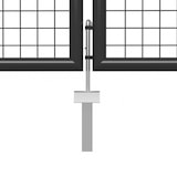 thumbnail of vidaXL Gartentor Stahl : Farbe - Anthrazit, Größe - 350 x 75 cm