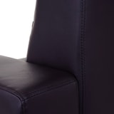 thumbnail of Sessel Kunda, Clubsessel Loungesessel, Kunstleder, Metall-Füße ~ coffee