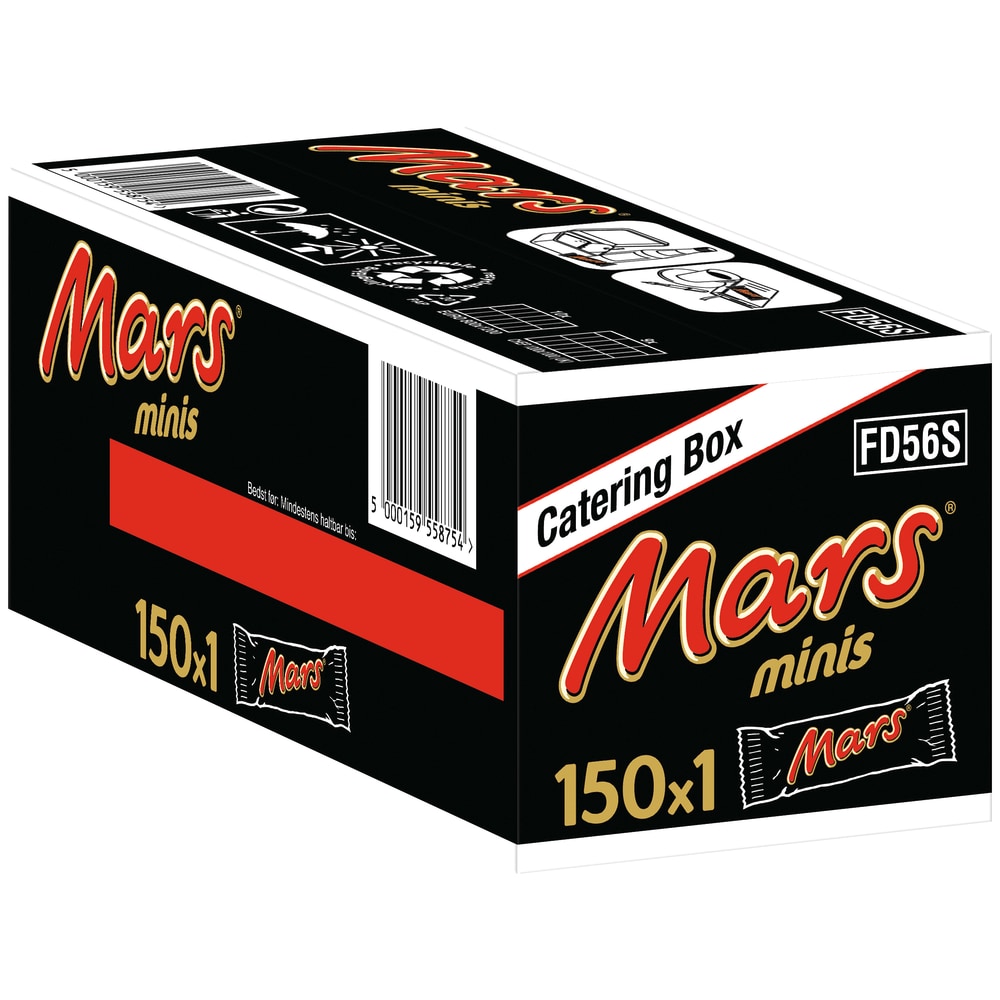 Mars Minis Schokoriegel Catering Box 150 x 18,8g (2,82kg)
