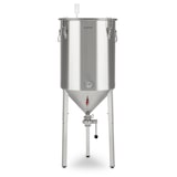 thumbnail of Gärkeller Pro XL Fermentierkessel 60 Liter Ablassventil 304-Edelstahl Silber-Metallic