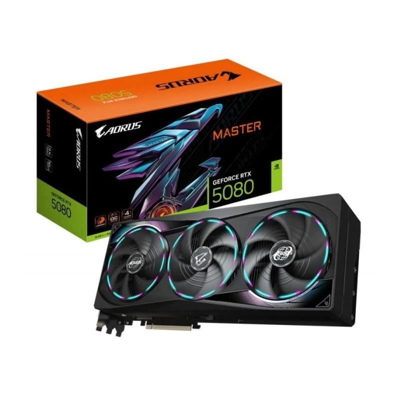 Carte Graphique - Gigabyte - Aorus Geforce Rtx 5080 Master - 16 Go