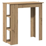thumbnail of Table de bar avec étagère chêne artisanal bois d'ingénierie Modèle Boréal Panorama Soleil
