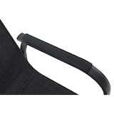 thumbnail of Tarrington House Silla apilable, tapizado Amberes, aluminio/textil, gris