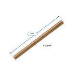 thumbnail of Papier- Trinkhalm, JUMBO 8 x 230 mm, 3.450 Stk