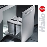 thumbnail of Hailo Abfallsammler 3616411 TB Slide Bottom-Mount 2x 24 Liter