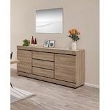 thumbnail of Matelpro - Buffet/bahut contemporain 189 cm coloris chêne Yannick - Moderne & Design -Chêne -  -Types de portes: Battantes