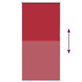 thumbnail of vidaXL Verdunkelungsrollo Rot 85x150 cm Stoffbreite 80,7 cm Polyester