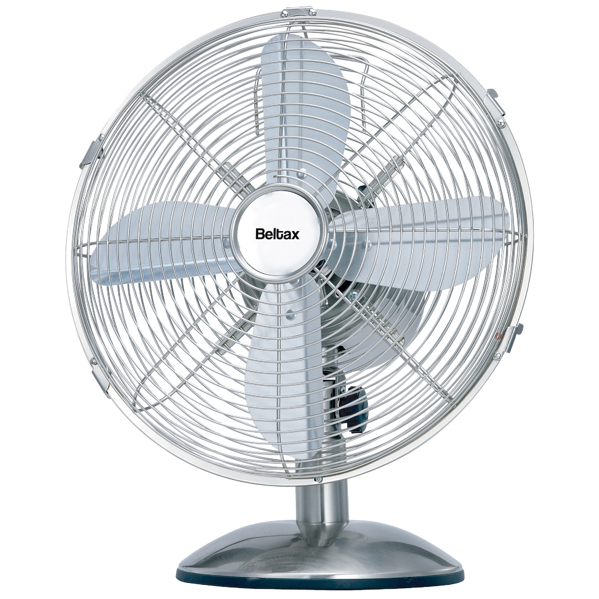 Ventilador de mesa de metal Beltax BTF-4023; Potencia: 50W; 3 velocidades; Diámetro: 40cm; Función de oscilación; Inclinación ajustable