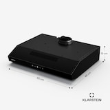 thumbnail of Klarstein Contempo Neo Unterbauhaube Abluft/Umluft 175 m³/h Abluftleistung SenseControl integrierte Touch-Steuerung Edelstahl / Acrylglasfront Schwarz