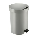 thumbnail of Tritt-Abfalleimer 5 Liter - Kunststoff - Grau metallic