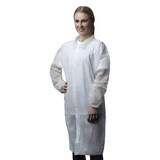thumbnail of 50 Nitras PP-Besuchermäntel mit Hemdkragen | weiß | Gr. XXL | Mantel