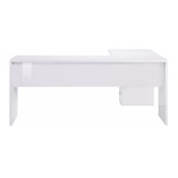 thumbnail of Web Furniture NEW SELINA Scrivania ad Angolo Melaminico 3 Cassetti 160x180cm   Bianco Lucido