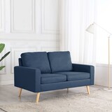 thumbnail of vidaXL 2-Sitzer-Sofa Blau Stoff