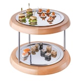 thumbnail of APS 11543 Présentoir buffet froid Doppeldecker 2 niveaux Ø 48 cm, H 38 cm