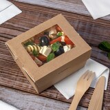 thumbnail of Garcia de Pou 300 Unités - Boîtes Avec Fenêtre Eco 'Thepack' 780 Ml 220 G/M2 11,2X9X6,4 Cm Naturel Carton Ondulé Nano-Micro