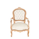 thumbnail of Biscottini Poltrona mini imbottita - Sedia camera da letto - Poltroncina salotto –Poltrona con braccioli – Poltrona salotto in legno