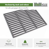 thumbnail of Grillrost 45x30 cm rechteckig emailliert Rost Grillgitter Gusseisen Grillplatte