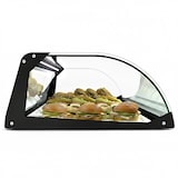 thumbnail of MBH - Vetrina espositiva neutra professionale Snack 84 cm vetri curvi. Espositore neutro con LED porta brioches per bar e pasticceria.