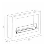 thumbnail of Tecno Air System - Biocamini da parete a soffitto - Treviso - Bianco