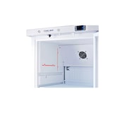 thumbnail of Cool Head armadio refrigerato in acciaio con interno in termoformato, 775x797x1900mm, portavetro, bianco