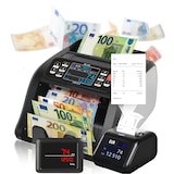 thumbnail of Jubula MV-300 Contabanconote miste + stampante Jubula MPR-1 | EUR USD GBP ecc. | Rilevamento UV MG IR ecc. | Macchina conta soldi professionale