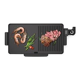 thumbnail of BLACK+DECKER BXGB2200E Plancha de asar y grill con 2200W, placa de 49x27cm, bandeja recoge grasas, recubrimiento antiadherente, control temperatura