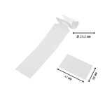 thumbnail of CombiCraft Schlaufenetiketten für Laserdrucker, 250x38 mm, mit Abrißstreifen- 200 Stück