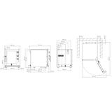 thumbnail of Forno elettrico gastronomia combinato convezione vapore 5 teglie gn 2/3 comandi manuali EKF523NUD