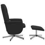 thumbnail of vidaXL Massagesessel mit Fußhocker Schwarz Stoff