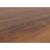 thumbnail of Bistrotafel HWC-M56, eettafel, massief hout HPL laminaat melamine Ø92cm, sheesham hout look, donker frame