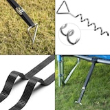 thumbnail of 8tlg. Bodenanker-Set - 4 Bodenanker + 4 Spanngurte