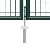 thumbnail of vidaXL Gartentor Stahl : Farbe - Grün, Größe - 400 x 150 cm