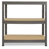 thumbnail of shelfplaza PRO 90x60x40 cm Schwerlastregal in grau mit 3 Böden und 200 kg Traglast pro Boden