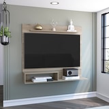 thumbnail of TUHOME Panel de Entretenimiento de Pared Beijing, con estante superior - Miel