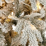 thumbnail of CREATIV green künstliche Pflanze Nordmanntanne, 150cm beschneit, 701 Tips, 170 LED, schwer entflammbar