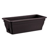thumbnail of Balkonkasten mit Wasserspeicher 12,18,25 Liter Pflanzkasten für Balkon 4 Farben 12 dunkelbraun