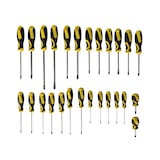 thumbnail of Toolland Juego de destornilladores 26 piezas con soporte, puntas magnéticas, mango ergonómico antideslizante soft grip, acero cromo-vanadio