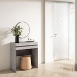 thumbnail of Consolle Ingresso, Mobile ingresso corridoio, 70x35x75cm, Con cassetto, Con stoccaggio, Stile moderno, Cemento - 478_1