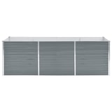 thumbnail of vidaXL Garten-Hochbeet Verzinkter Stahl 240x80x77 cm Grau