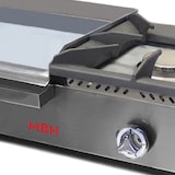 thumbnail of MBH - Gasgrill Bratplatte 400x400 mm Hardchrome mit Brenner für die Gastronomie. Fry Top für Bar und Restaurant.
