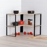 thumbnail of FIVE - Estantería de Esquina de 2 Alturas Blackwood