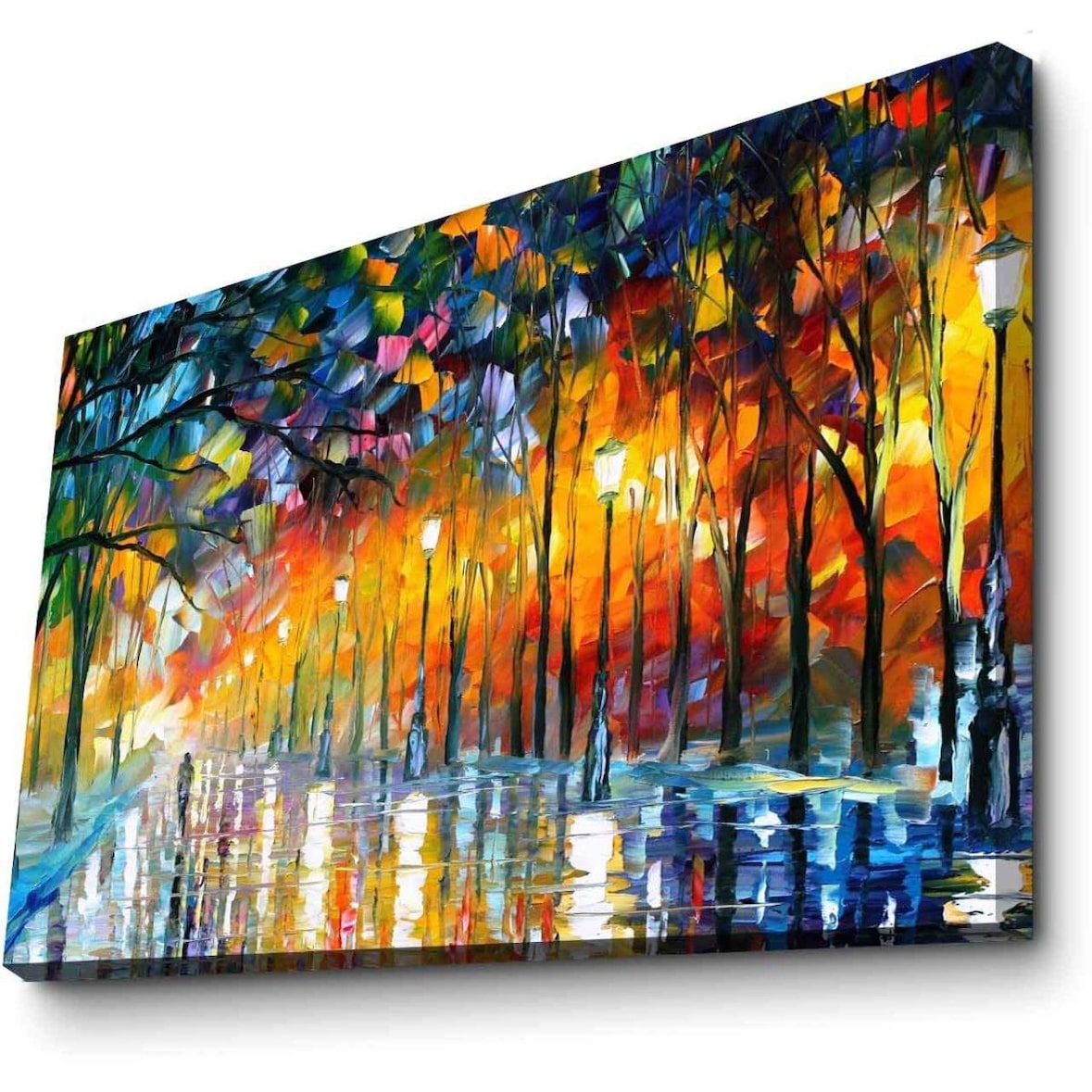 Toile décorative Misty mood 100 x 70 cm Hanah Home